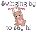 Swinging by to say hi