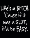Lifes a bitch