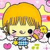cute little girl with ice cream