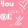 You can't be me