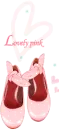 pink shoes