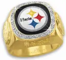 pittsburgh steelers ring marie