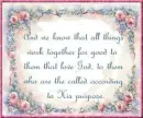 God's Purpose