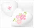 white hearts