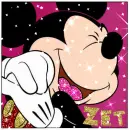 Mickey Mouse Head Shot (glitter & sparkles)- Zet