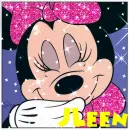 Minnie Mouse Head Shot (glitter & sparkles)- JLeen