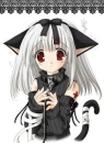 Goth cat girl