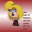 Deidara eating a cookie