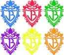 Jonas Brothers Colorful Logos