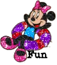 minnie mouse on a float