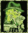 spongebob with money