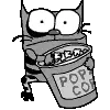 Cat With Popcorn