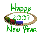 Train Set (animated)- Happy New Year 2009