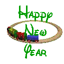 Train Set (animated)- Happy New Year 