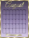 August Calendar by me