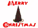 Christmas Tree & Train Set (animated)- Merry Christmas