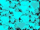 Circles and hearts (Blue)