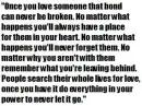 Never let it go