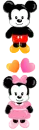 Mickey and Minnie