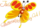 Just fluttering by