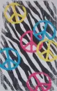 zebra peace signs