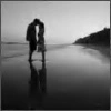 kisses on the beach