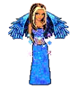 Blue Sparkle Angel