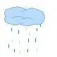 rains and cloud