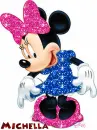 Minnie Mouse (glitter)- Michella