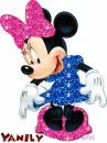 Minnie Mouse (glitter)- Yanily