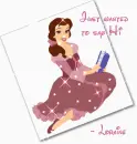 Belle - " Just wanted to say Hi" Loraine 2