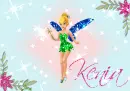 Tinkerbell Poster (with glitter & sparkles)- Kenia