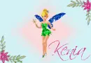 Tinkerbell Poster (glitter)- Kenia