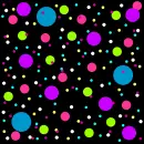 background polka dots