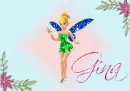 Tinkerbell Poster (glitter)- Gina