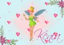 Tinkerbell Poster (with floating hearts)- Kenia