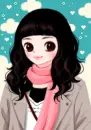PINK SCARF
