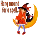 Hang around for a spell