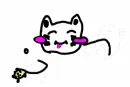 kitty mouse and poop