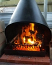 fire on varandah