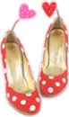 red shoes