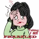 Taking a break Frazzled
