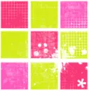Cute green and pink tile background