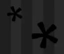 Black and grey fleur
