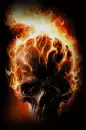 Flaming Skull