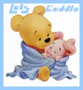 baby pooh and baby piglet