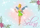 Tinkerbell Poster (with sparkles)- Selina