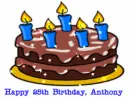 Happy 25th Birthday, Anthony
