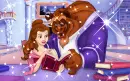 Belle and Beast Reading a Book