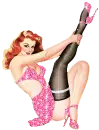 Pink Pin-Up